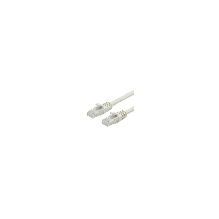 VALUE Cat.6 (Class E) UTP kabl, U/UTP, halogen-free, LS0H, 2m, sivi