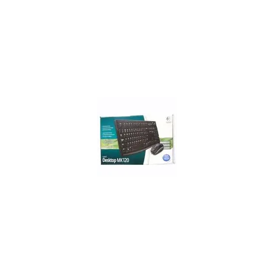 MK120, Komplet: Tastatura + mis, broj tipki: 104, niskoprofilne tipke, spill resistant , opticki mis, broj tastera: 3, 1000dpi,