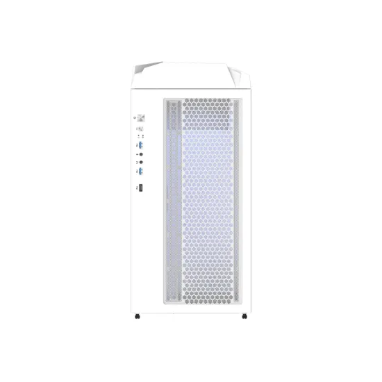 GIGABYTE C301 Glass V2 White ATX Case, 4*ARGB, 2*2.5 /2*3.5 , USB 3.1 Type-C,USB 3.0 x2,Audio in&out