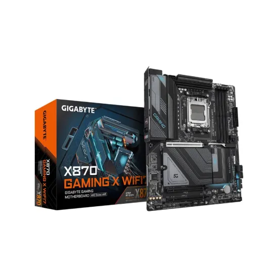GIGABYTE AMD Ryzen MB X870 GAMING X WIFI7,4*DDR5 8200MT/s, 1*PCIe 5.0/3*M.2,USB4,DP,AM5,WIFI7,2.5GbE