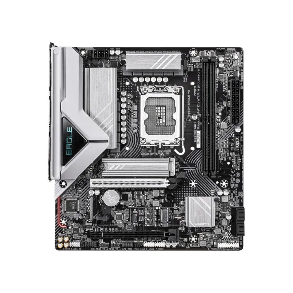 GIGABYTE INTEL MB B860M EAGLE V2, 2*DDR5 9066 MT/s, PCIe 5.0,2*M.2, DP/HDMI, 2.5GbE LAN, LGA 1851