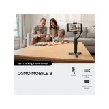 DJI OSMO MOBILE 8 Intelligent Tracking Phone Gimbal, Built-in Extension Rod & Tripod