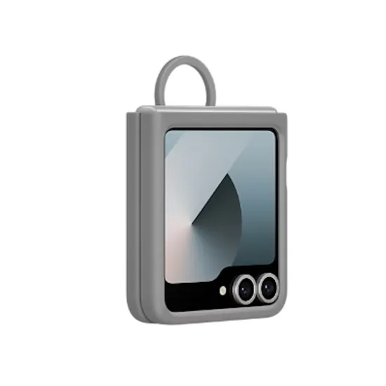 Samsung EF-PF741TJEGWW Silicone Case Flip6, Gray