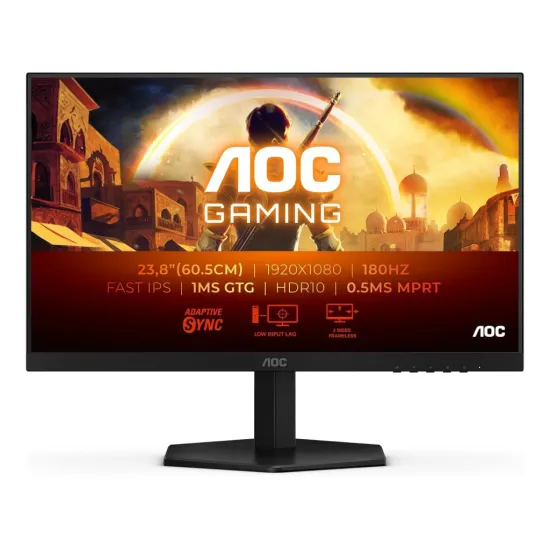 AOC IPS Gaming Monitor 24G42E, 23.8 , Full HD 1920x1080, 180Hz, 1 ms, 1000:1, HDMI/DP