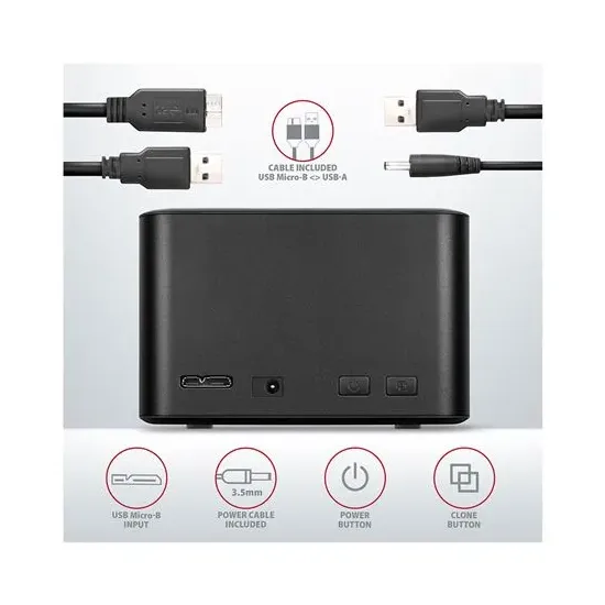 HDD DOD Dock mini 2.5 HDD/SSD x2