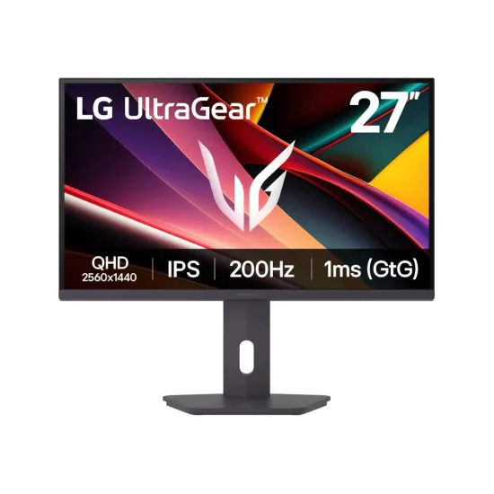 LG UltraGear IPS QHD Gaming Monitor 27G610A-B, 27 , 2560x1440, 200Hz, 1ms, HDMI*2/DP, HAS/PIVOT