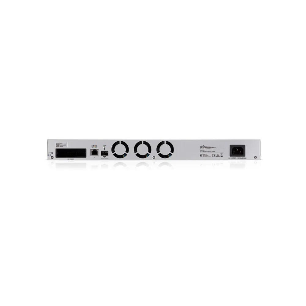 UBIQUITI UniFi Network Video Recorder, 4*2.5/3.5 HDD bays, 10G SFP+ port, GbE RJ45 port
