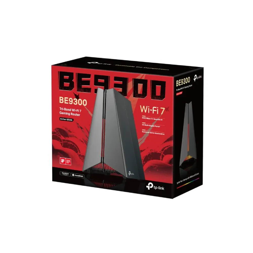 TP-LINK ARCHER GE550 , BE11000 Tri-Band Wi-Fi 7 Gaming Router, 1 5Gbps LAN, 3 2.5 Gbps, USB 3.0