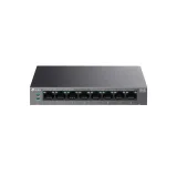 TP-LINK LS108GP 8-Port Gigabit Desktop Switch with 8-Port PoE+ , 62 W PoE Budget, Metal Casing