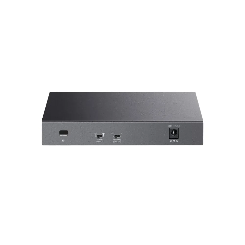 TP-LINK LS108GP 8-Port Gigabit Desktop Switch with 8-Port PoE+ , 62 W PoE Budget, Metal Casing