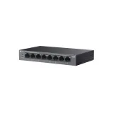 TP-LINK LS108GP 8-Port Gigabit Desktop Switch with 8-Port PoE+ , 62 W PoE Budget, Metal Casing