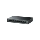 TP-LINK LS109P 9-Port 10/100Mbps Desktop Switch with 8-Port PoE+, 63 W PoE Budget, Up to 250 m