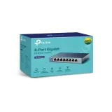 TP-LINK TL-SG108 8-Port Gigabit 10/100/1000Mbps Desktop Switch, Durable Metal Casing