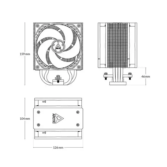 Arctic Freezer 36 A-RGB (White)