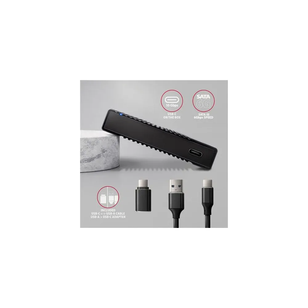 HDD RACK 2.5 SATA 6G - USB3.2, EE25-SL, AXAGON