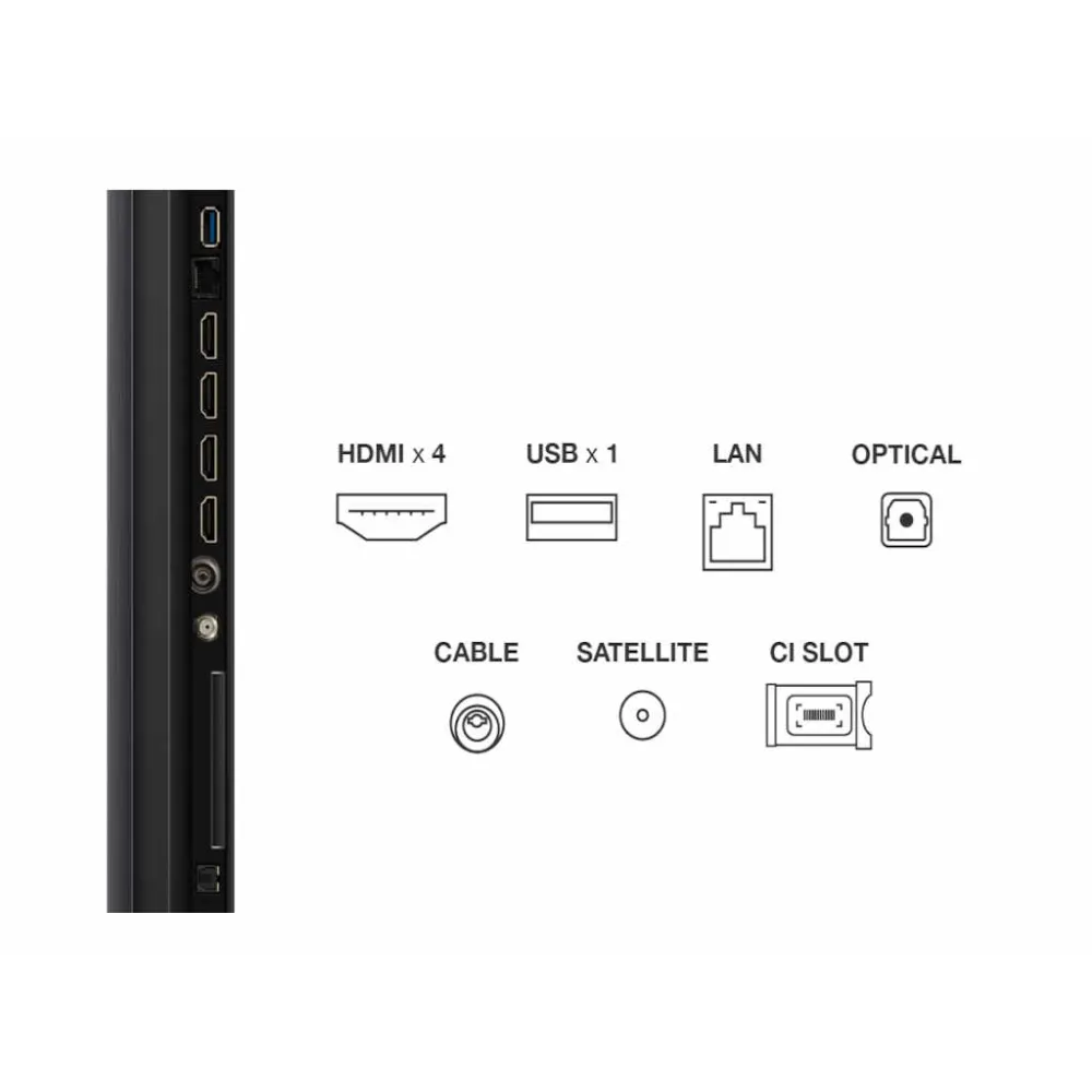 TCL 55C6K mini LED TV 55 ultra HD, Google TV smart, 512 Local Dimming Zones, 144Hz, Onkyo 2.1