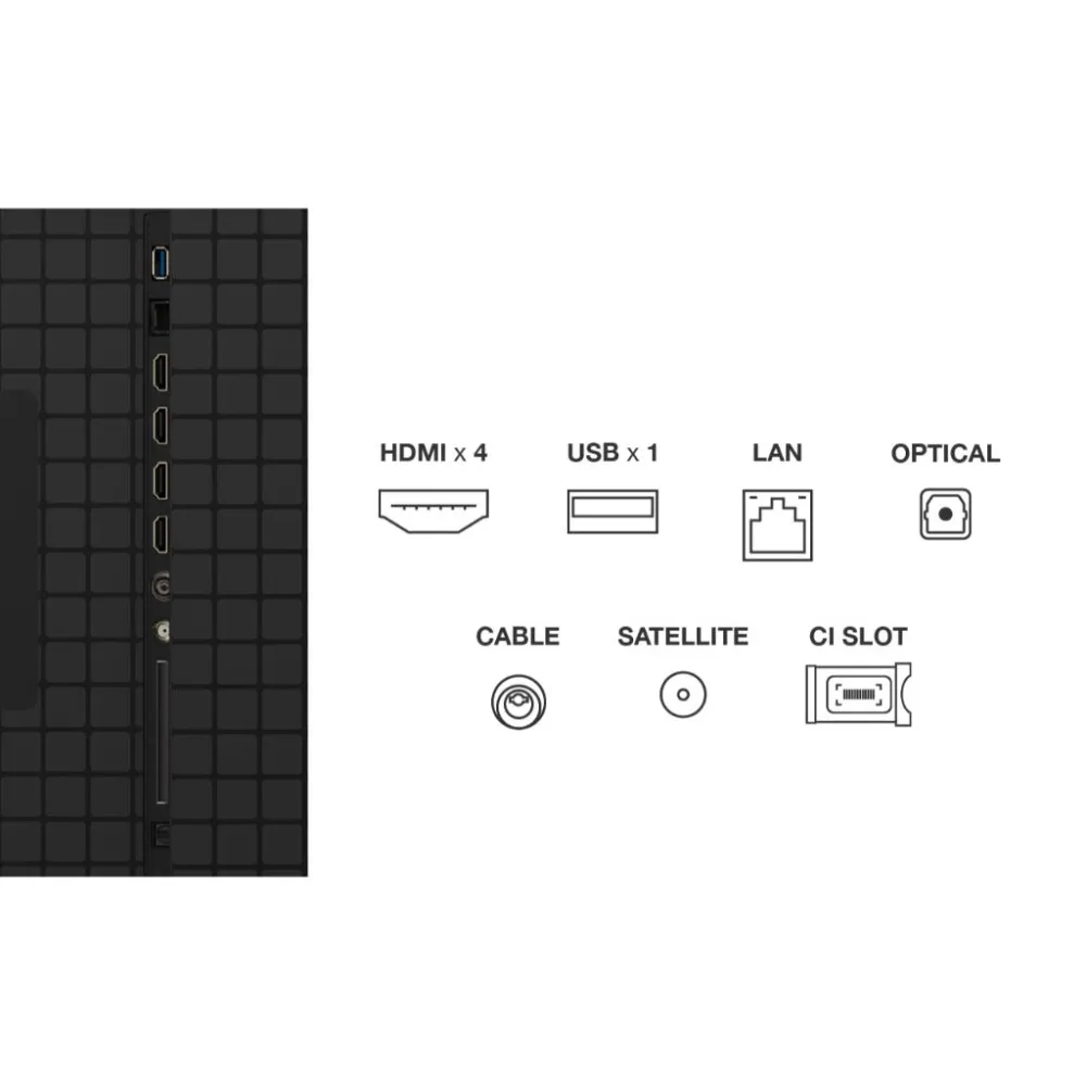 TCL 65C8K QD-mini LED TV 65 , Google TV OS, refresh rate 144Hz, Bang&Olufsen audio, ZeroBorder