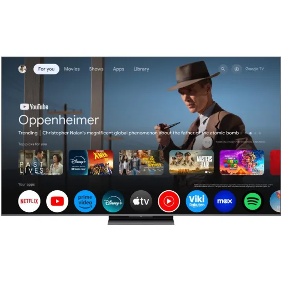 TCL 65C8K QD-mini LED TV 65 , Google TV OS, refresh rate 144Hz, Bang&Olufsen audio, ZeroBorder