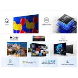 TCL 65P7K QLED TV 65 ultra HD, Google TV smart, AiPQ processor, Dolby Atmos,slim dizajn(bez okvira)