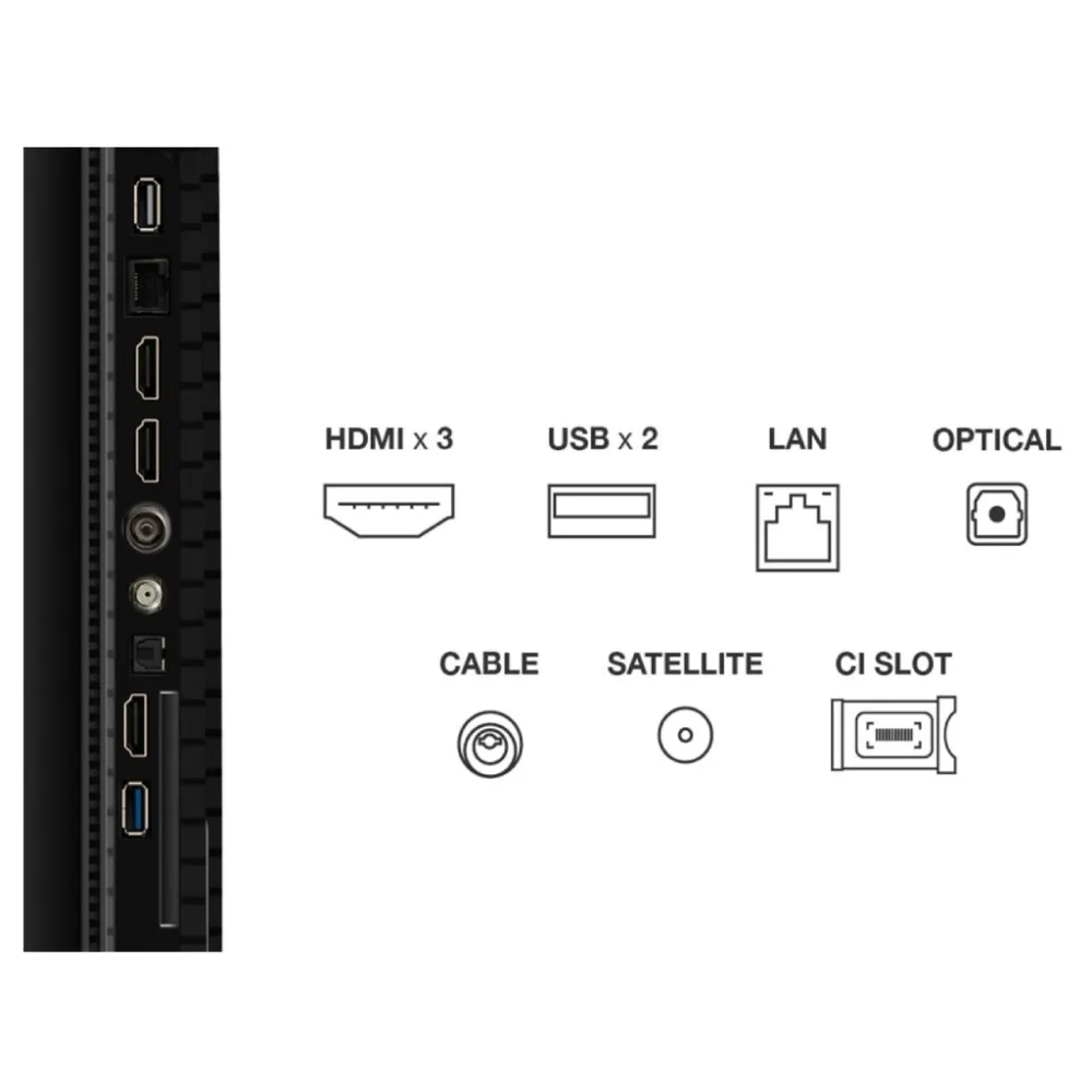 TCL 65P7K QLED TV 65 ultra HD, Google TV smart, AiPQ processor, Dolby Atmos,slim dizajn(bez okvira)
