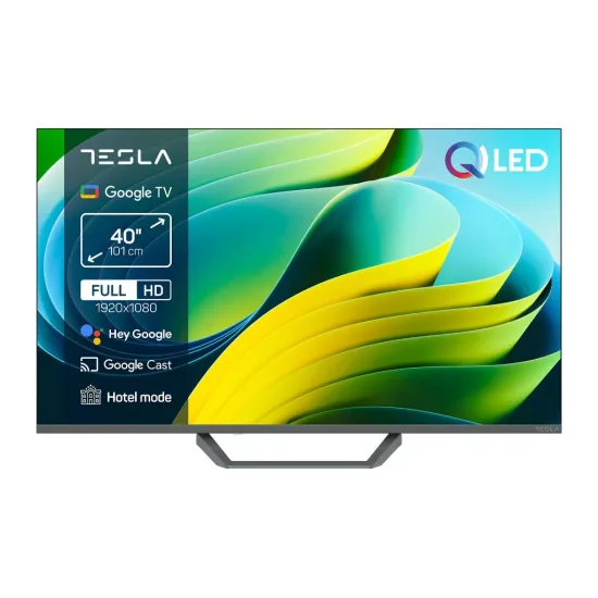 Tesla Q40E665GFS QLED TV 40 full HD, Google TV smart, DVB-T2/C/S2