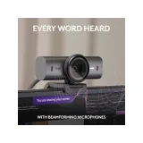 LOGITECH MX Brio 4K Ultra HD Streaming Webcam, 4K/30fps, Advanced Autofocus, 8.5MP Sony STARVIS