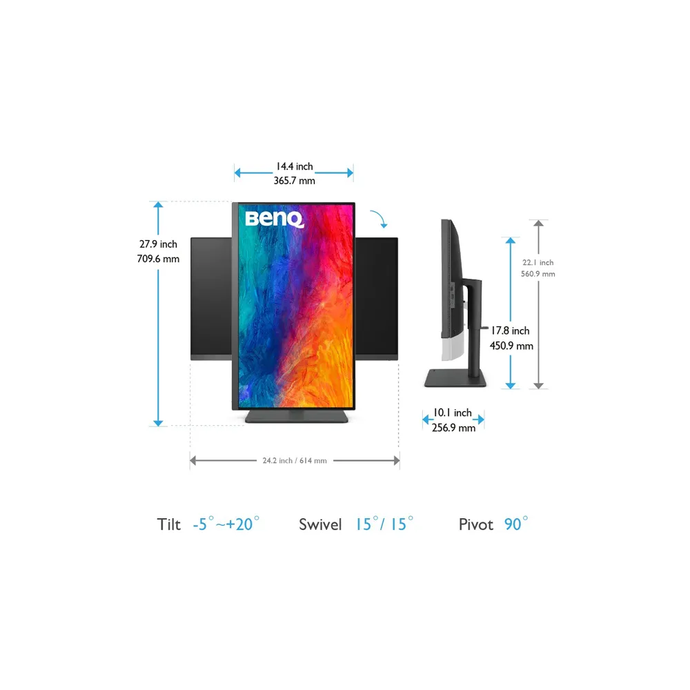 27 inča PD2705U 4K 3840x2160 IPS USB-C 65W dizajnerski monitor