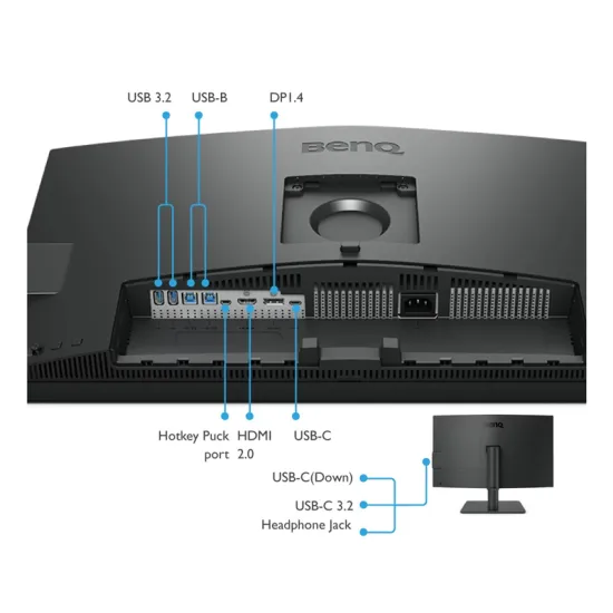 27 inča PD2705U 4K 3840x2160 IPS USB-C 65W dizajnerski monitor