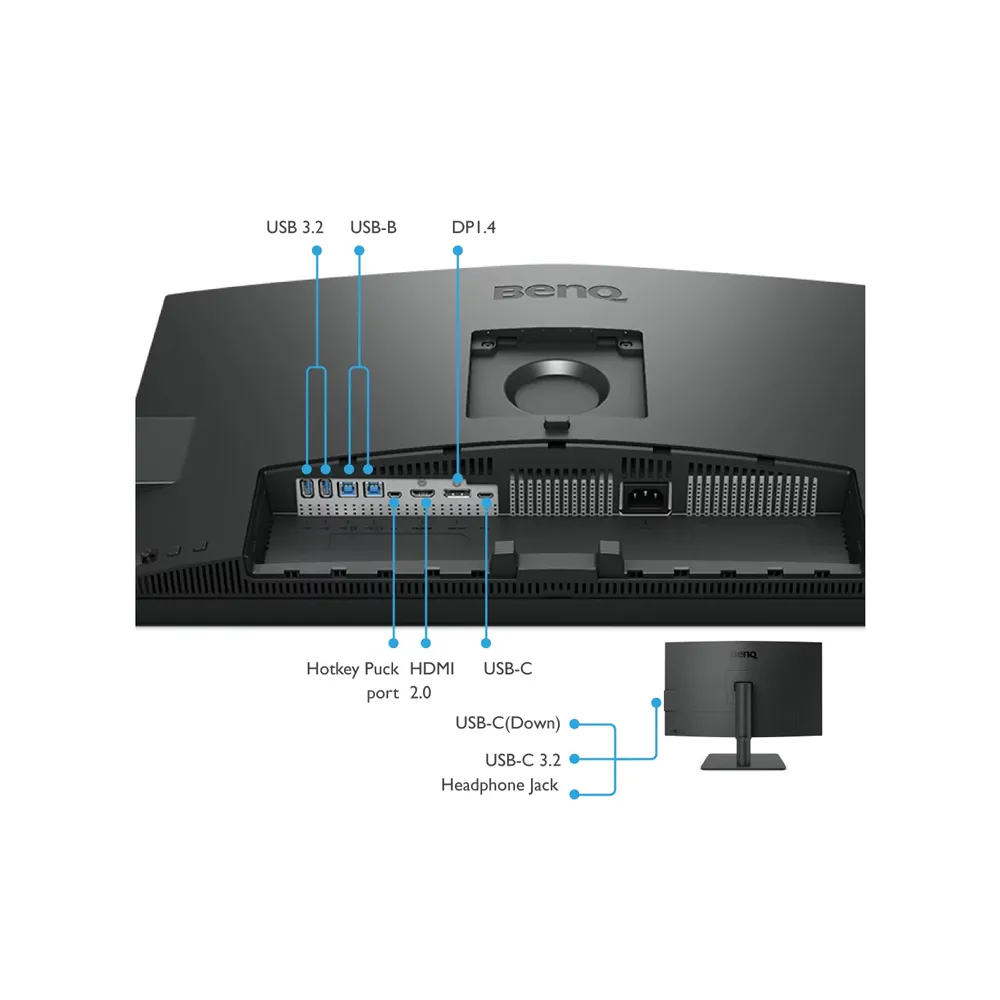 27 inča PD2705U 4K 3840x2160 IPS USB-C 65W dizajnerski monitor