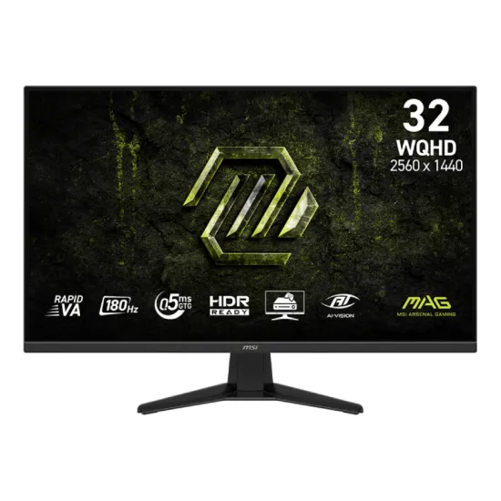 32 inča MAG 325QF E18V, WQHD 2560x1440 Rapid VA 180 Hz gaming monitor