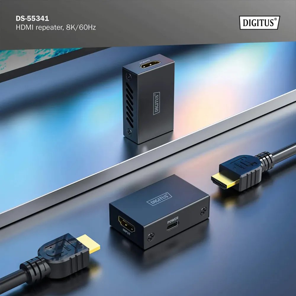 Digitus HDMI Repeater, 8K/60Hz