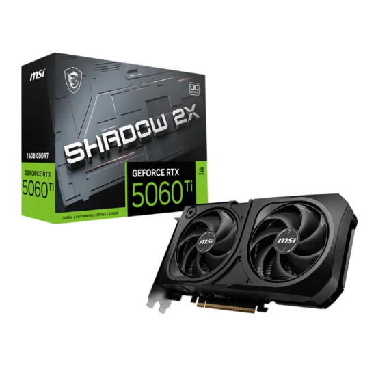 GeForce RTX 5060 Ti 16G SHADOW 2X OC PLUS