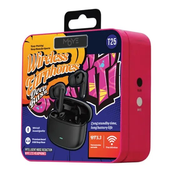 Moye Slušalice Street Beatz Wireless Black