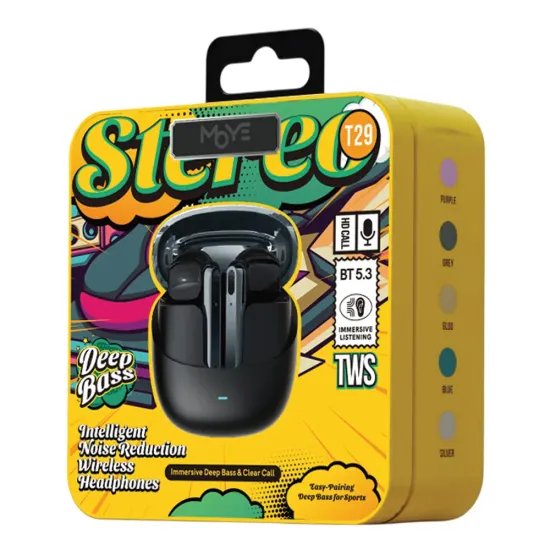 Moye Slušalice Hype Beatz Wireless Black