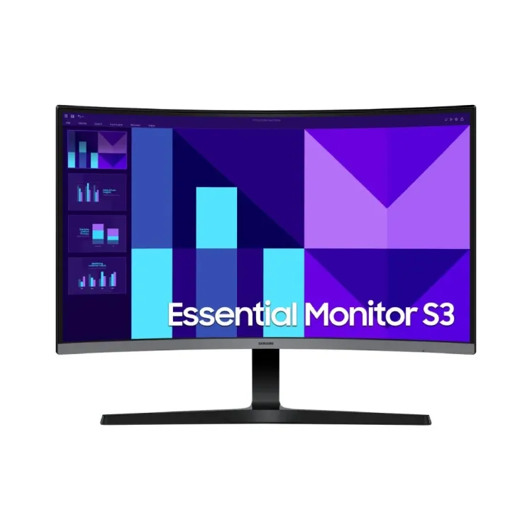 SAMSUNG Essential LED Curved Monitor S3 S39GD, 27 ,Full HD, 100Hz, 4000:1, 4 ms, 250 cd/m2, VGA/HDMI