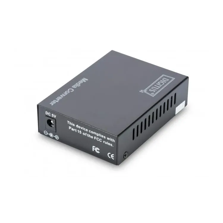 Digitus Media Converter RJ45/SFP, 10/100/1000Mbps (Gigabit), 1x RJ-45, 1x SFP slot, external