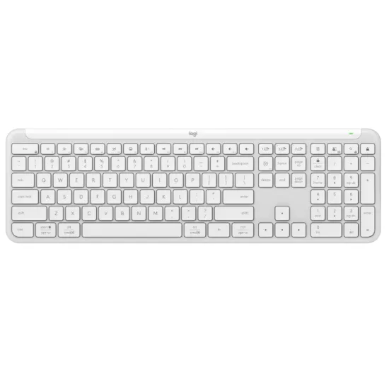 K950 Wireless White US tastatura bela