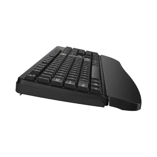 KB-7123 Wireless USB US wireless crna tastatura