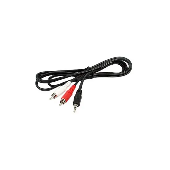 Kabl audio 3.5mm - 2xRCA 3m crni