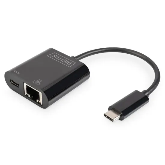 Digitus HUB USB Type C to RJ45 Gigabit Ethernet + Type C PD