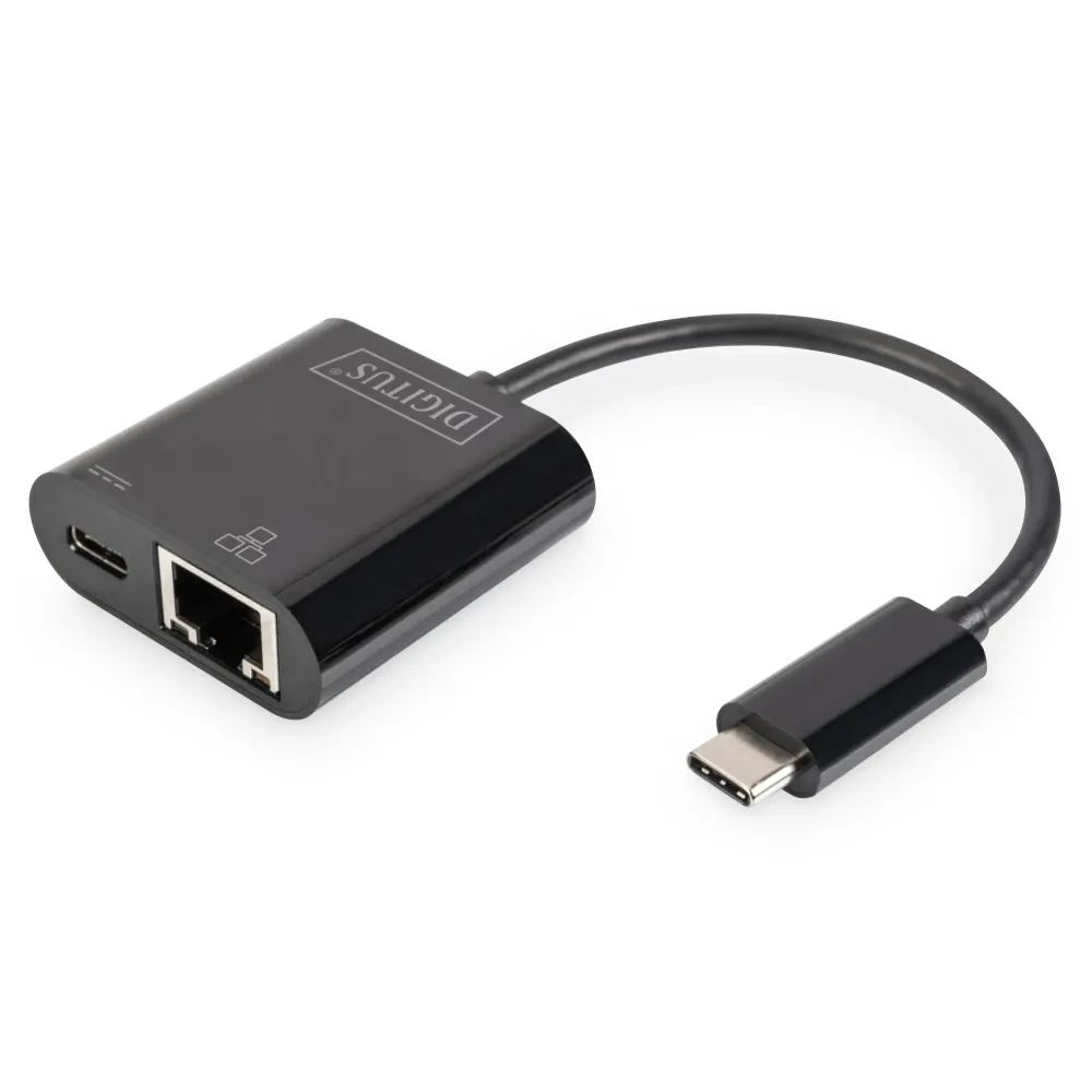 Digitus HUB USB Type C to RJ45 Gigabit Ethernet + Type C PD