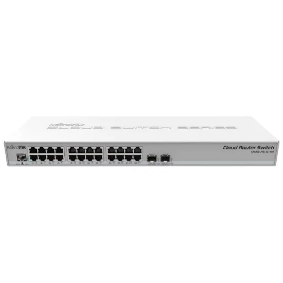 MIKROTIK (CRS326-24G-2S+RM) RouterOS L5 ili SwitchOS dual boot switch sa SFP+ modulima