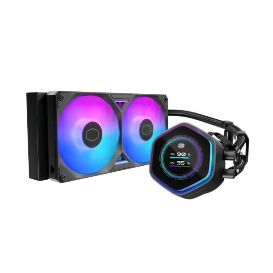 MasterLiquid ML 240 Atmos II LCD ARGB vodeno hlađenje crno (MLX-D24M-A25SZ-L1)