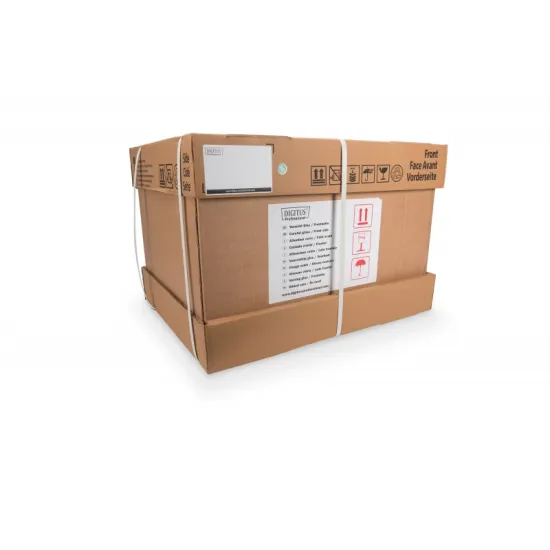Digitus 12U network rack, wall, 19 Unique 643x600x600 mm, sivi