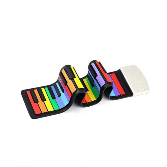 Moye Klavijatura Rainbow Roll Up Piano