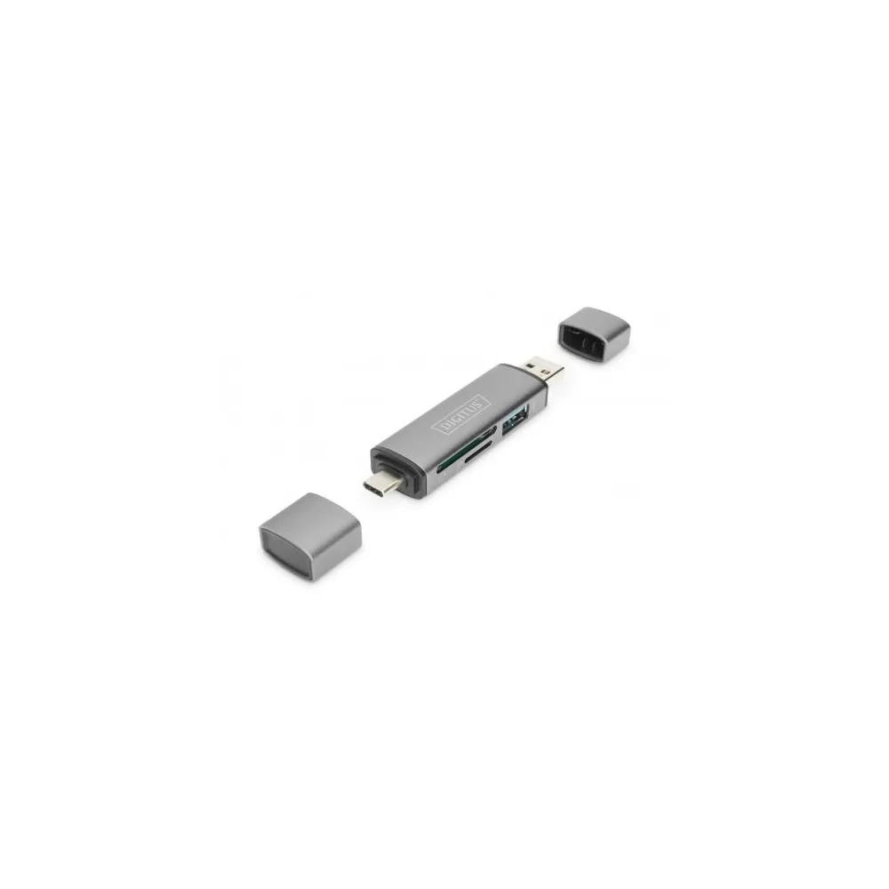 Digitus Dual Card Reader Hub USB-C/USB 3.0, OTG