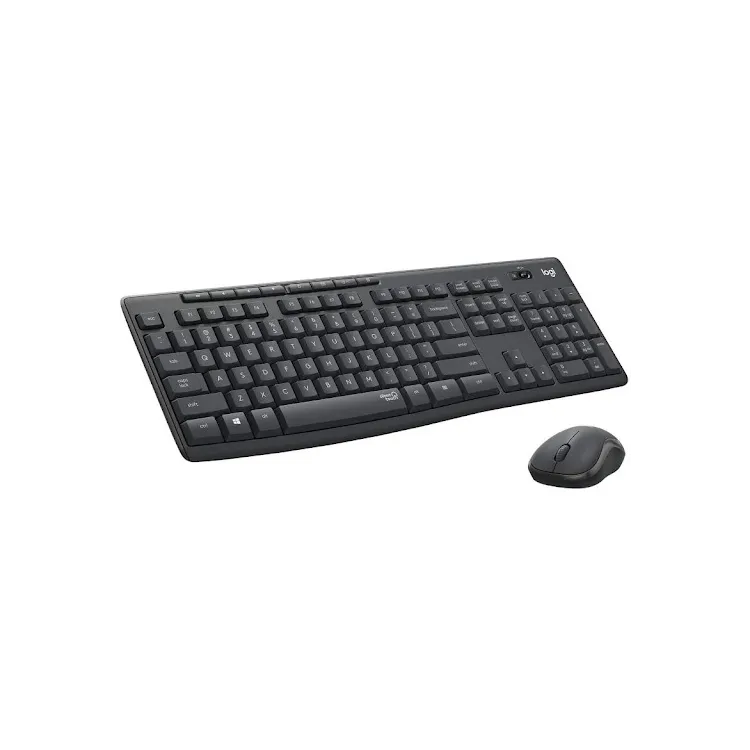 Logitech Combo Wireless Silent MK295 Wireless Desktop US, Full Numpad, Advanced Optical Tracking, Lag-Free Wireless