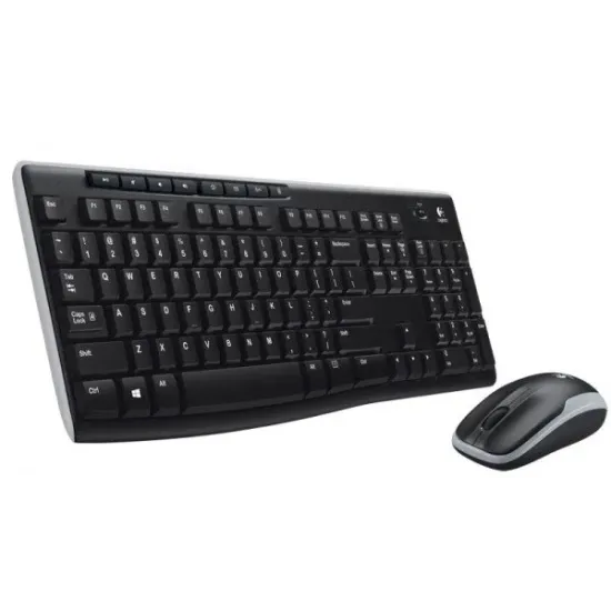Logitech Combo Set MK270 Wireless Tastatura + opticki mis, US, Crna