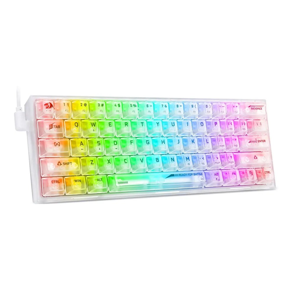 Redragon Tastatura Fizz RGB Gaming White