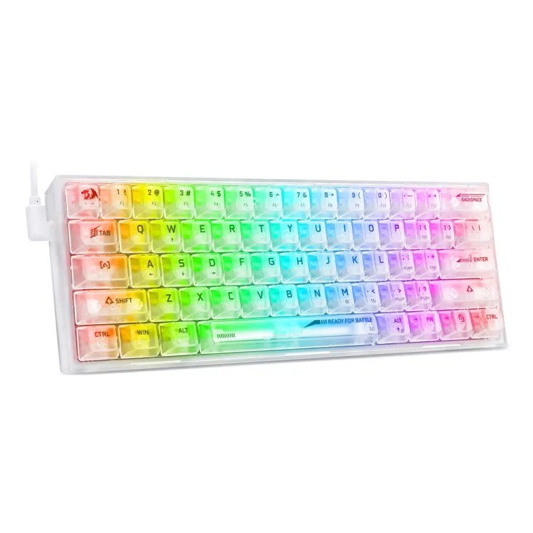 Redragon Tastatura Fizz RGB Gaming White